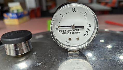 testing a pressure canner seal|canner dial gauge testing.